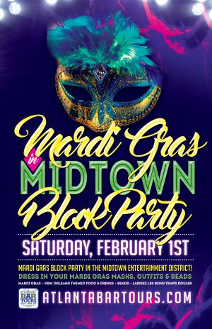 armusmedia's tweet photo. Mardi Gras Edition plus Departure @ Glover Park Brewery, Mardi Gras Midtown, Atlanta Winter Beer Fest - Check Out: LIVE @ Ponko Chicken Midtown Kevin with Kinney, Angie Aparo &amp; more - https://t.co/I9fBYdbJW6 https://t.co/xz7pBgy8Vz