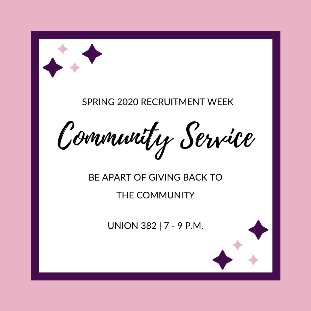 Join us for community service today! Hope to see y’all there! 😊💓