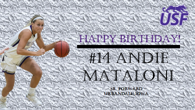 USFCougarsWBB's tweet photo. Happy Birthday to senior @andiemataloni‼️ https://t.co/NMHczF4wec