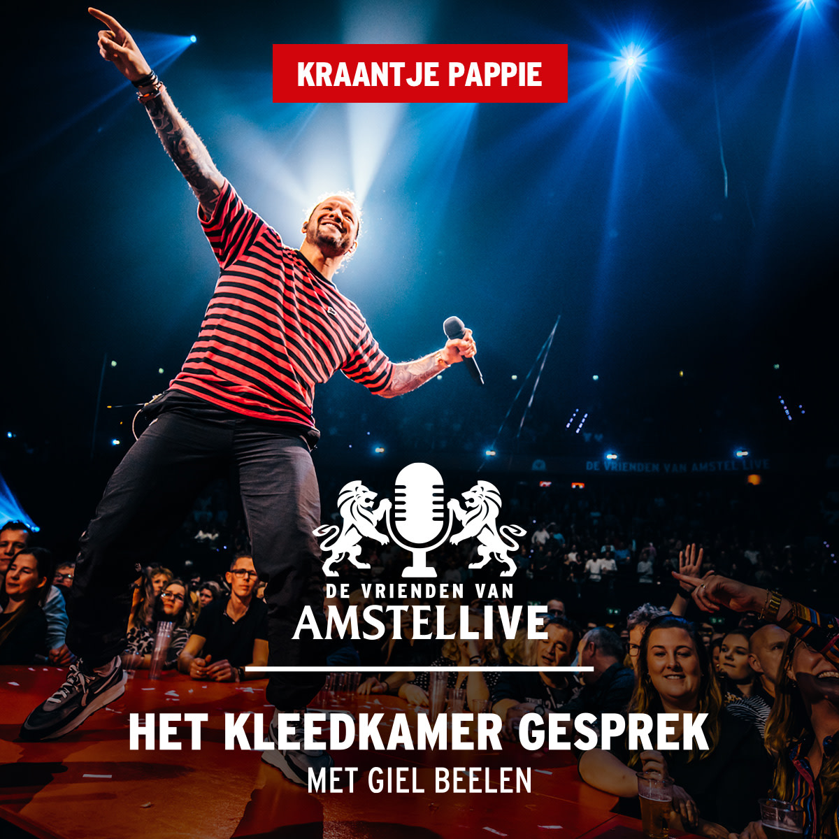 Er is geen enkel evenement waar artiesten zo lang zo dicht op elkaar zitten als bij ons. Afgelopen editie ging <a href="/giels/">Giel Beelen</a> op bezoek bij iedereen uit de line-up, in de kleedkamers. Vandaag de aftrap met <a href="/kraantjepappie/">Kraantje Pappie</a> 🎙Luister mee via bit.ly/kleedkamergesp…! #VVAL2020 #podcast