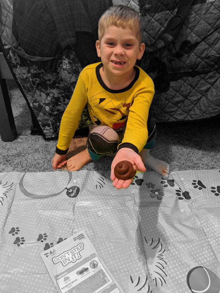 KevinBarhydt's tweet photo. So, this afternoon I will share something serious and heartfelt. Of course, my beautiful grandson is oblivious to all this, hence my morning is focused on not stepping in Play-Doh dog poop. Yup. Exactly. #seriously #dontstepinit #RecoveryPosse #recovery https://t.co/4FwLe5b4sk