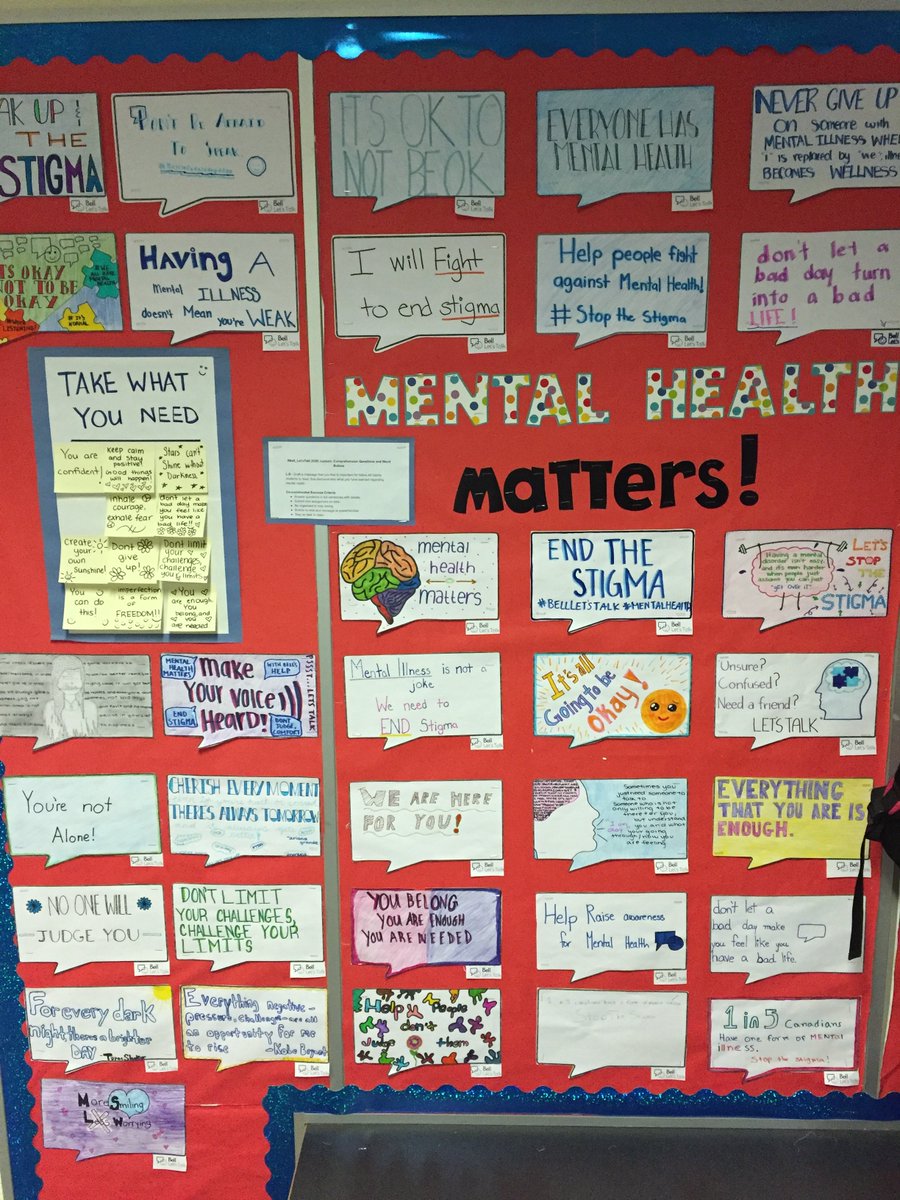Mr_Litner's tweet photo. Loved hearing my @TCDSB @AllSaintsTCDSB Grade 8 students engaged in meaningful dialogue surrounding: mental health, mental illness, stigma, ways to help and taking positive action #BellLetsTalk https://t.co/KuC37DW8IR