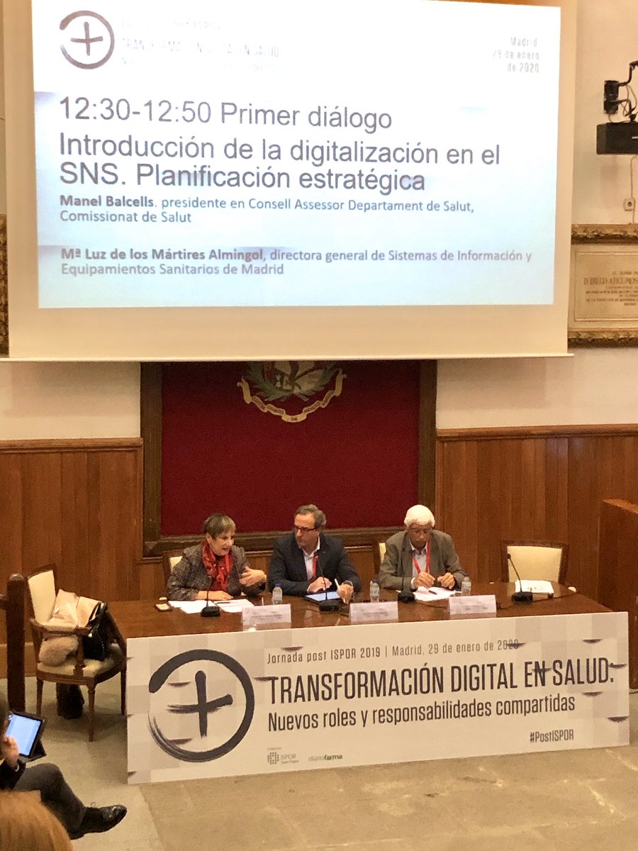 enri_vel's tweet photo. 📡Jornada #PostISPOR #TransformacionDigital en Salud. su éxito depende de un cambio en el modelo asistencial, una clara voluntad política para lograr integrar Serv.sociales y sanitarios, y hacer un uso inteligente del BigData sanitario!! Enhorabuena @diariofarma @IsporSpain 👏🏻👏🏻 https://t.co/AVbpgefNHy