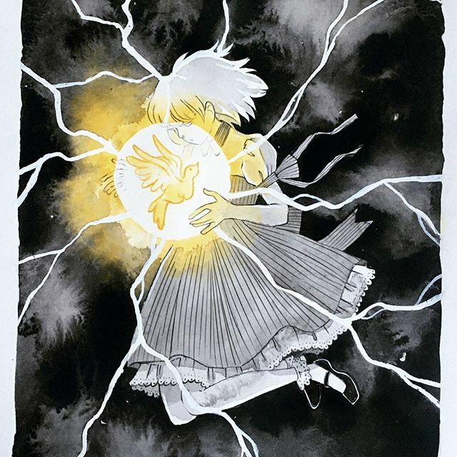 girlintherain_'s tweet photo. t h e p o w e r o f p e a c e - Masking all the lovely lightening bolts for this one was so fun! Do you guys use masking fluid much?
#peace #peaceispower #powerfulpeace #faith #faithart #faithillustration #dove #inkillustration #inkart #watercolour … https://t.co/aITlMANFko https://t.co/PRw36YlyRT
