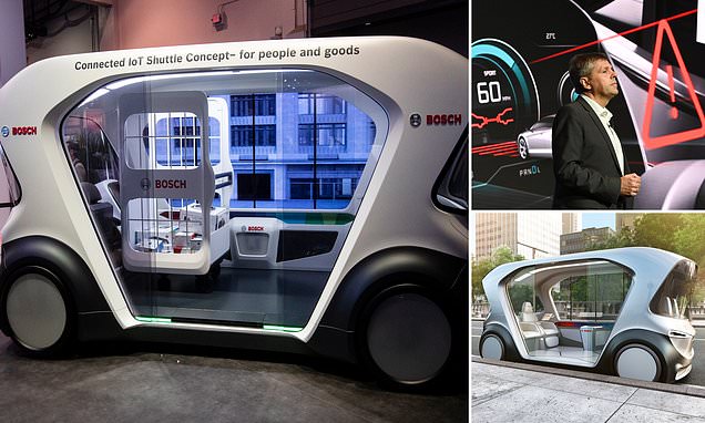 An autonomous shuttle bus put on display at CES in Las Vegas by German tech giant Bosch gives a glimpse at what the future of inner-city transport may look like... 🚌🚍

ow.ly/naJj50y6Rne #Bosch #Bus #Automotive #Transport #Windscreen
