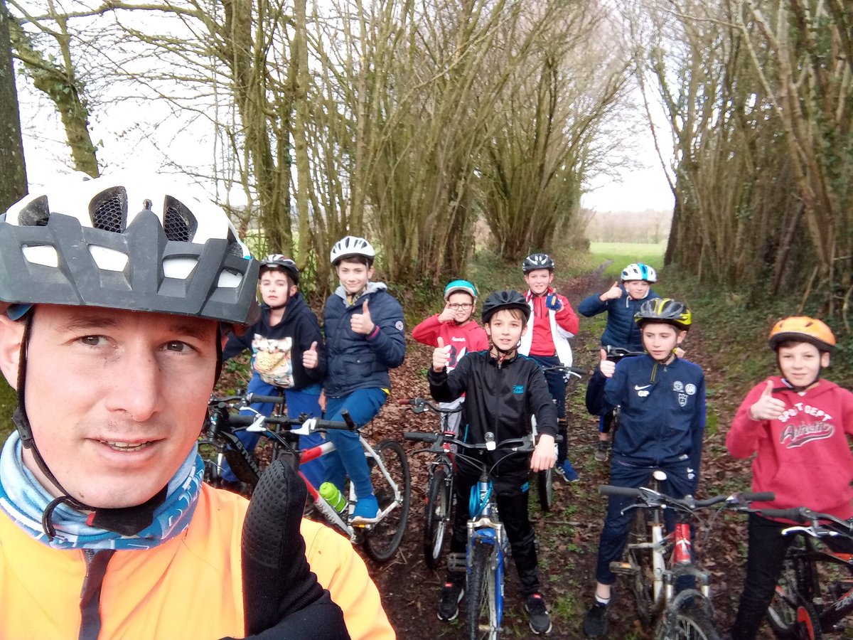 UNSS Mercredi 29 Janvier: sortie VTT de 17kms sur la voie verte de CEAUCE.