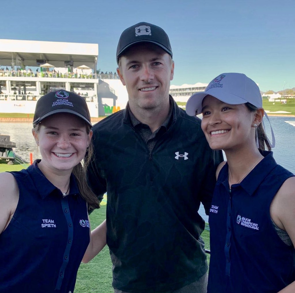 Major Champions Invitational (@majorchampions) on Twitter photo Vania Simont 🇲🇽 is next off in the 8.50 tee-time. Vania and her #TeamSpieth teammate Bailey Dunstan 🇺🇸 spent some time with their captain <a href="/JordanSpieth/">Jordan Spieth</a> yesterday. Can he inspire them to a low round today? #Spiethy #GoGetThat #MajorChampions Vania Simont 🇲🇽 is next off in the 8.50 tee-time. Vania and her #TeamSpieth teammate Bailey Dunstan 🇺🇸 spent some time with their captain <a href="/JordanSpieth/">Jordan Spieth</a> yesterday. Can he inspire them to a low round today? #Spiethy #GoGetThat #MajorChampions