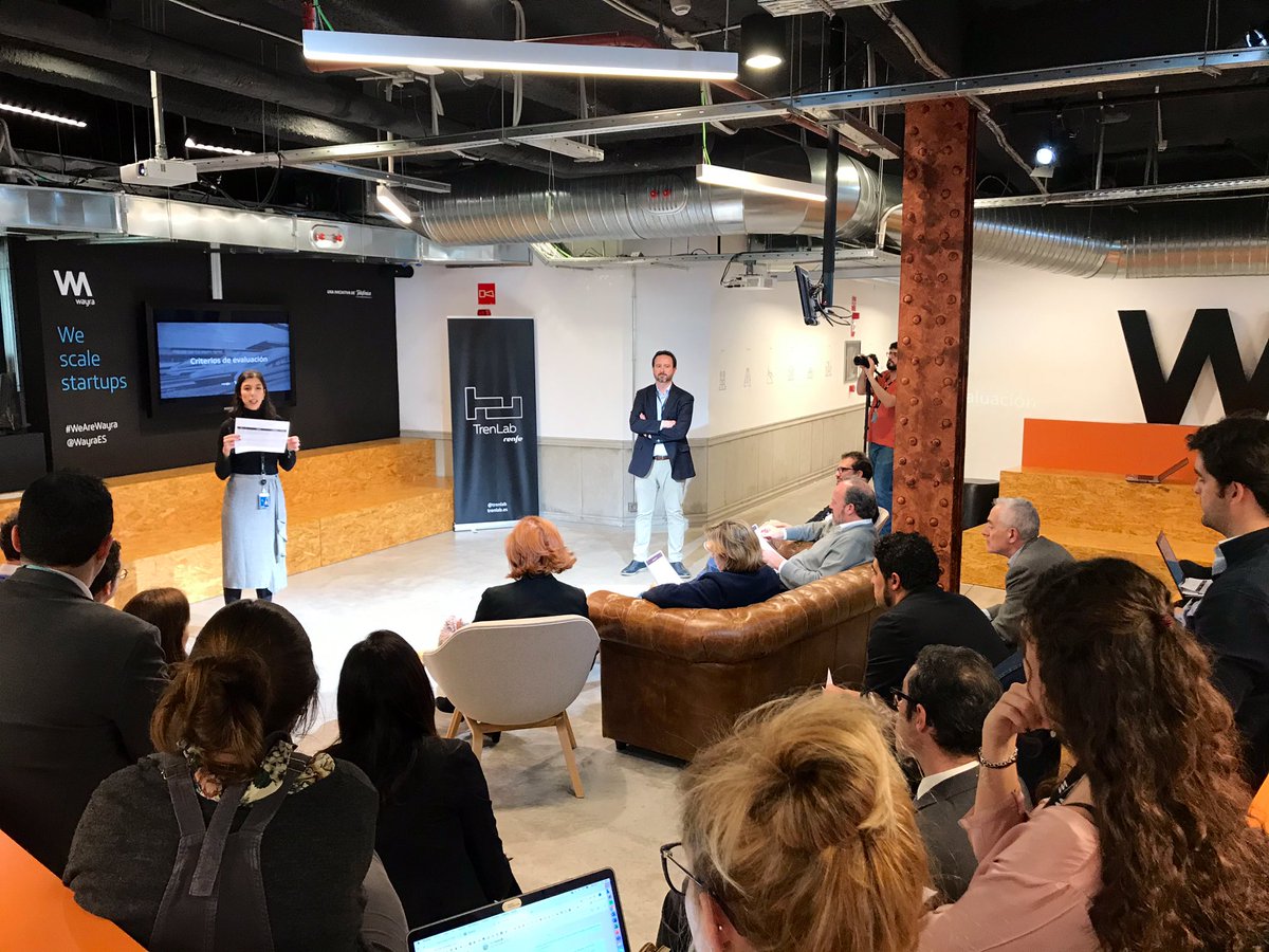 trenlab's tweet photo. 💥10 finalistas de entre +440 startups se juegan hoy la entrada en @trenlab. ¡Mucha suerte a todas con la ronda de pitches! #StartupDay #TrenLabStartups https://t.co/RW72drF4X7