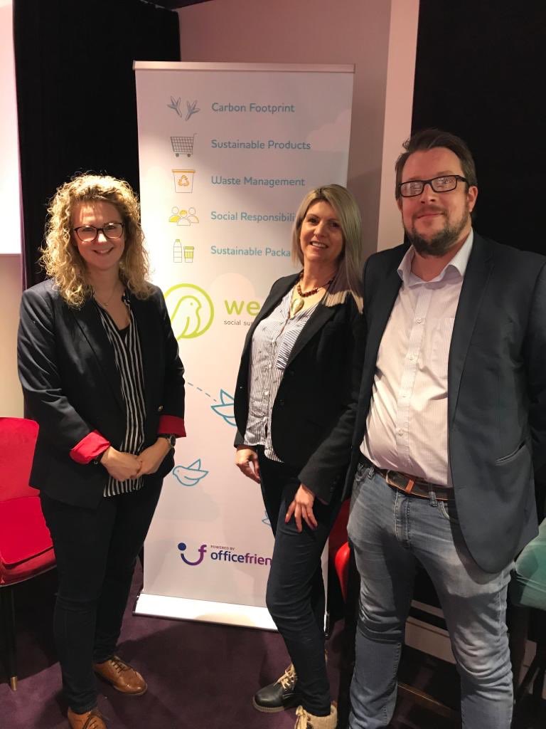 Our team ready to go at the <a href="/unLTDbusiness/">unLTD Business</a> social event! 

Standing in front of our Weaver board ready to show the world how being sustainable in business isn’t just possible but beneficial!

#Sustainability
