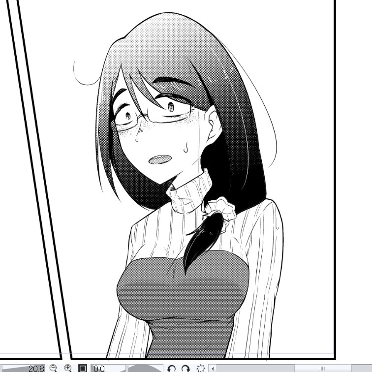 性癖に従ってヒロイン描くと地味っ子ふと眉巨乳になる
そんで大体縦セタ着てる 