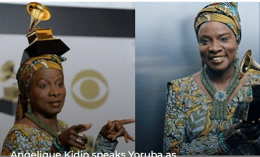 AntoGist's tweet photo. Angelique Kidjo speaks Yoruba as she storm a Radio Station in Lagos state https://t.co/oiWWlOcG9j https://t.co/y4ImfYFX1q