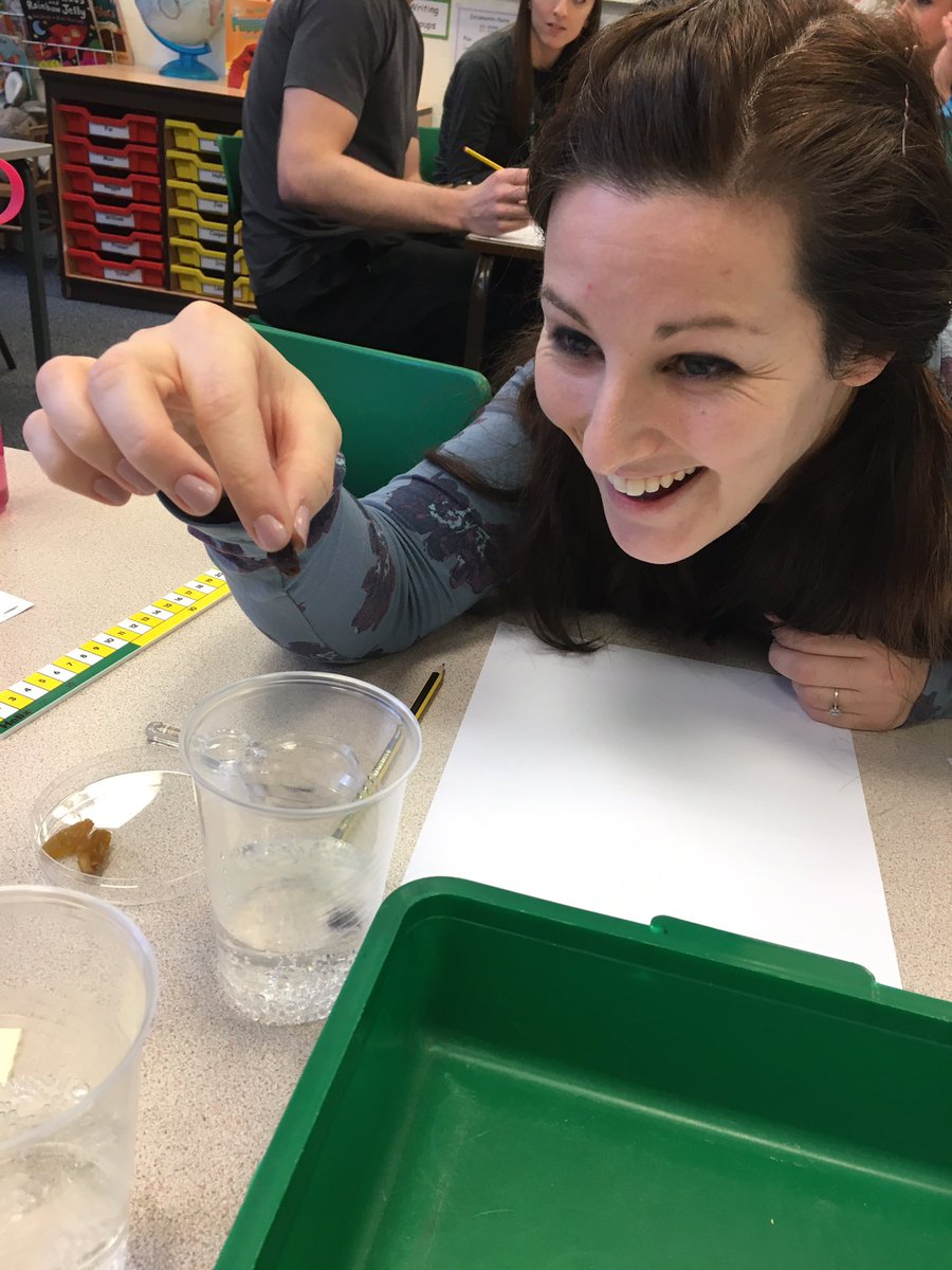 KPSFeed's tweet photo. Mrs Gage is getting the staff working on their scientific key skills... weβre never too old for bouncing raisins #fun #science #TakingLearningRisks #creative https://t.co/VWfmm2MTAg