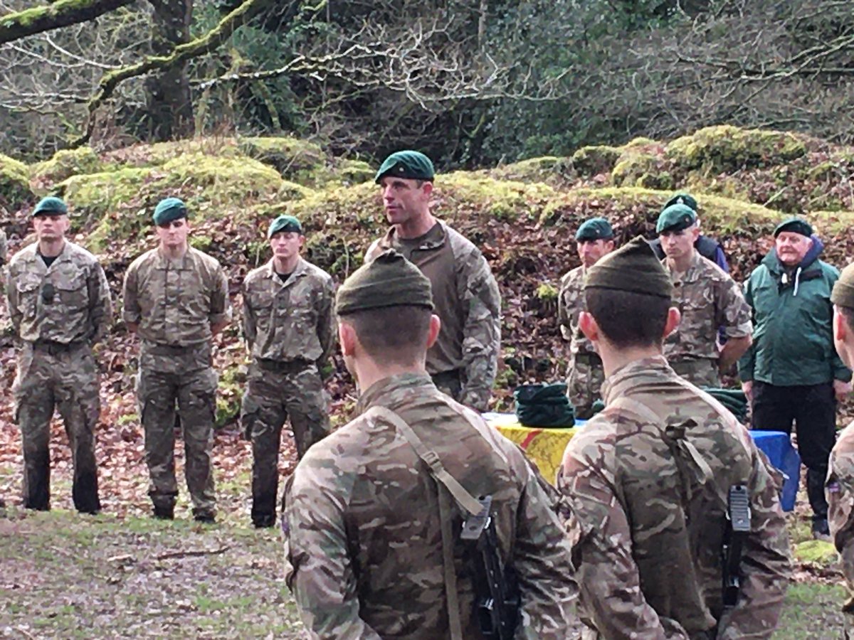 ColSimonChapman's tweet photo. Courage, determination &amp; dignity. Well done 282 Tp! Wear your @RoyalMarines berets with pride! @MajGenHolmes @FOST https://t.co/rlWN2QM928