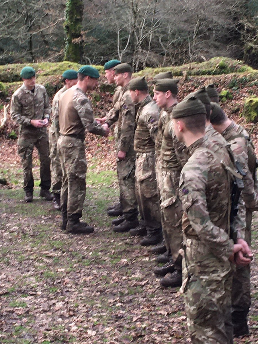 ColSimonChapman's tweet photo. Courage, determination &amp; dignity. Well done 282 Tp! Wear your @RoyalMarines berets with pride! @MajGenHolmes @FOST https://t.co/rlWN2QM928