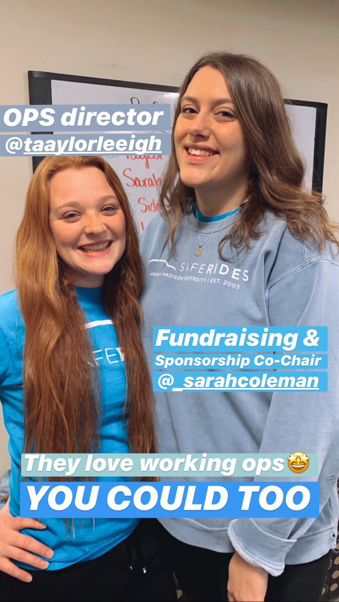 JMUSafeRides's tweet photo. So many reasons to apply to JMU SafeRides and here’s just a few! You have 2 days left to apply and you don’t wanna miss this opportunity! https://t.co/W6KyIZfiAr