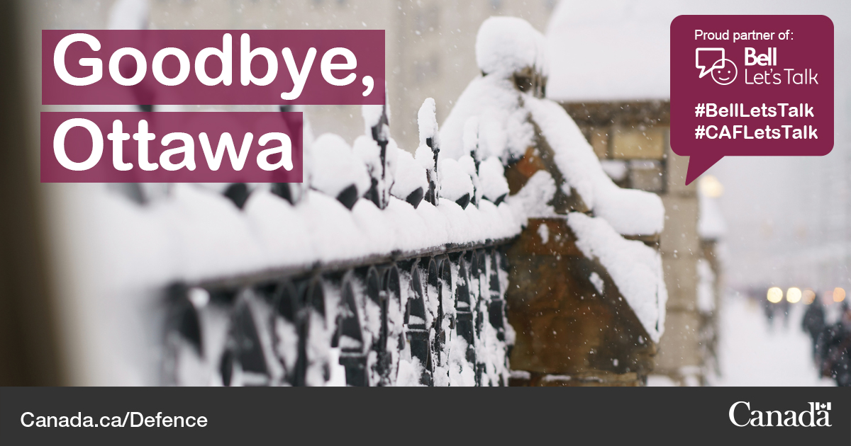 CanadianForces's tweet photo. Thank you for participating in today's discussions, Ottawa. Let's keep talking and sharing resources to educate &amp; support those struggling in accessing #MentalHealth services: https://t.co/wGcqBFD0T9 #BellLetsTalk #CAFLetsTalk https://t.co/g5D28p3ilD