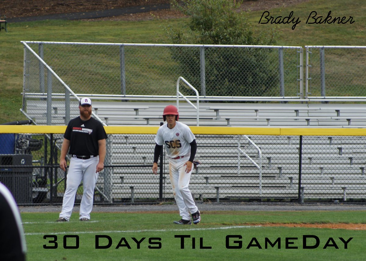 bradybakner's tweet photo. Counting down the days until the first game of the Spring Season! #30days #baseball @SCSBases @FieldLevel  @NCSA_Baseball @MaxPreps @zsmart3 @lbakner @BaknerMaria https://t.co/1O6VLP3AIt