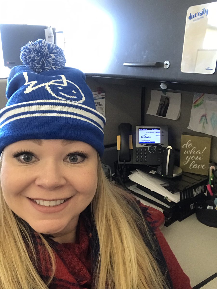 JenniferPatchel's tweet photo. #BellLetsTalk here @YorkRegionGovt so thankful for the support and kindness I have been shown by my awesome coworkers https://t.co/J4acUEf4IP