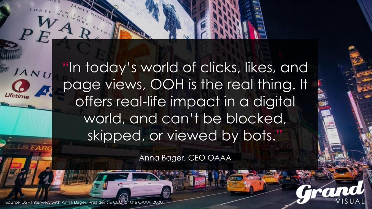 An insightful interview on #DOOH with <a href="/YourOAAA/">OAAA</a> CEO <a href="/annabager/">Anna Bager</a> ahead of #DSE2020. Via <a href="/DSFederation/">DSFederation</a> ow.ly/NVyC50y5BMV