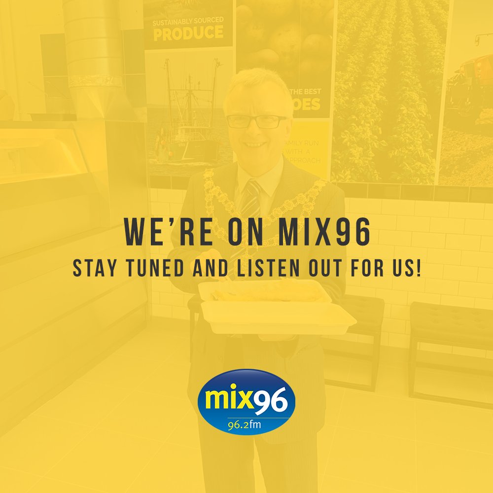 TheCodfatherAY's tweet photo. Catch us on Mix96! Tune in and listen out for our new appearance and let us know what you think 🤩 https://t.co/uVlqk9nXjL