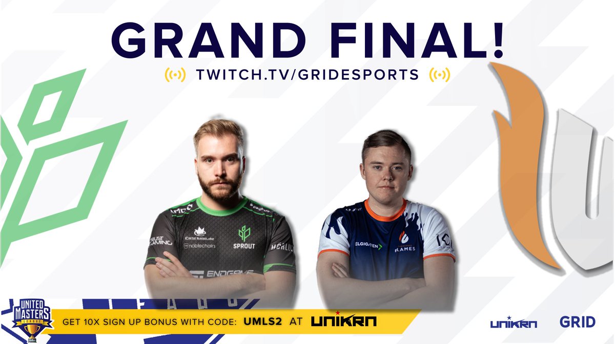 🔥 IT'S. TIME. 🔥 (well, in 2 hours!)

🔫 <a href="/sproutGG/">Sprout</a> vs <a href="/CPHFlames/">Copenhagen Flames</a> 
📺 twitch.tv/gridesports
🎙️ @VortexKieran &amp; <a href="/oversiard/">oversiard</a>
🌐 uml.grid.gg

Join us for the grand final of #UML Season 2 at 19:00 CET! #CSGO