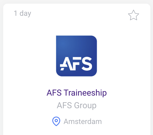 FinmarketsWORK's tweet photo. Ben jij op zoek naar een commerciële carrière in de financiële of hernieuwbare energie arena? Het AFS Trainee Programma is dan precies wat jij zoekt! #trading #brokerage #derivatives #beursplein5 #AFSGroup #solliciteren

https://t.co/zwsW7qul31 https://t.co/FjmH2kbuCj