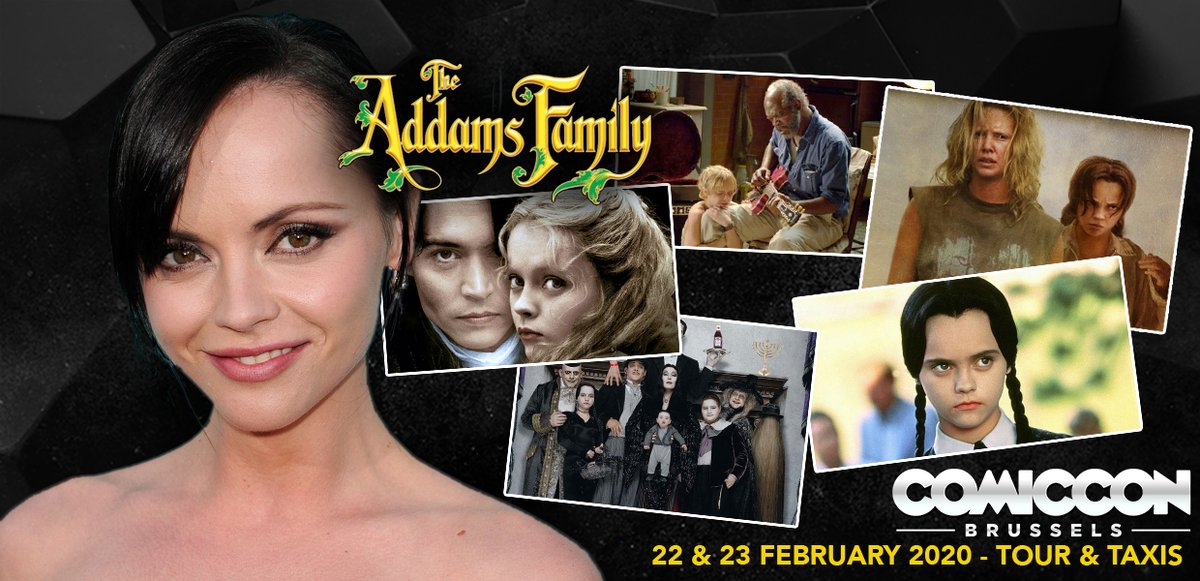 Christina Ricci aka Wednesday Addams from #TheAddamsFamily is coming to Comic Con Brussels 2020! Buy your tickets now before we’re sold out : comicconbrussels.com
