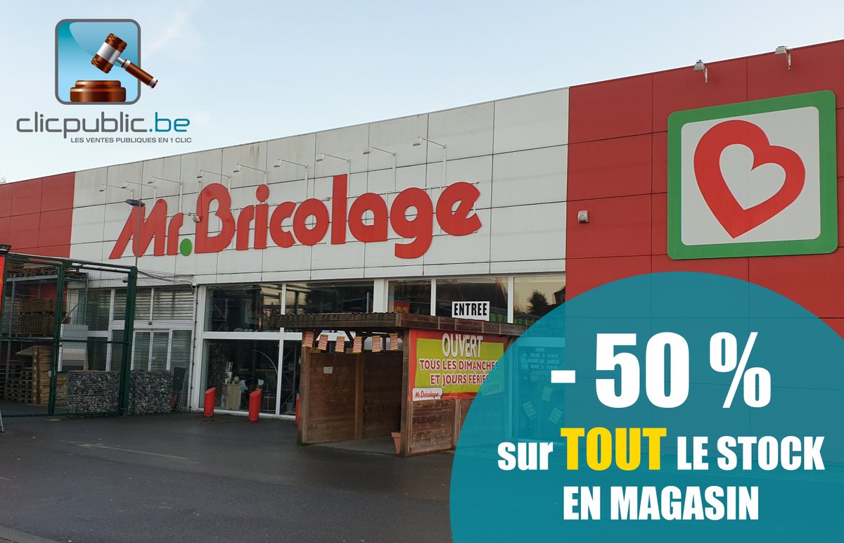 clicpublic's tweet photo. Suite à la fermeture du magasin Mr Bricolage de Courcelles
📣 Grande vente au comptoir le samedi 15 février de 9h à 20h !📣
Liquidation TOTALE ! - 50 % sur TOUT LE STOCK EN MAGASIN 😲
 Envie d'en savoir  + ? 👉  https://t.co/QL7B5P37Ek https://t.co/LBaQIQ5MFh