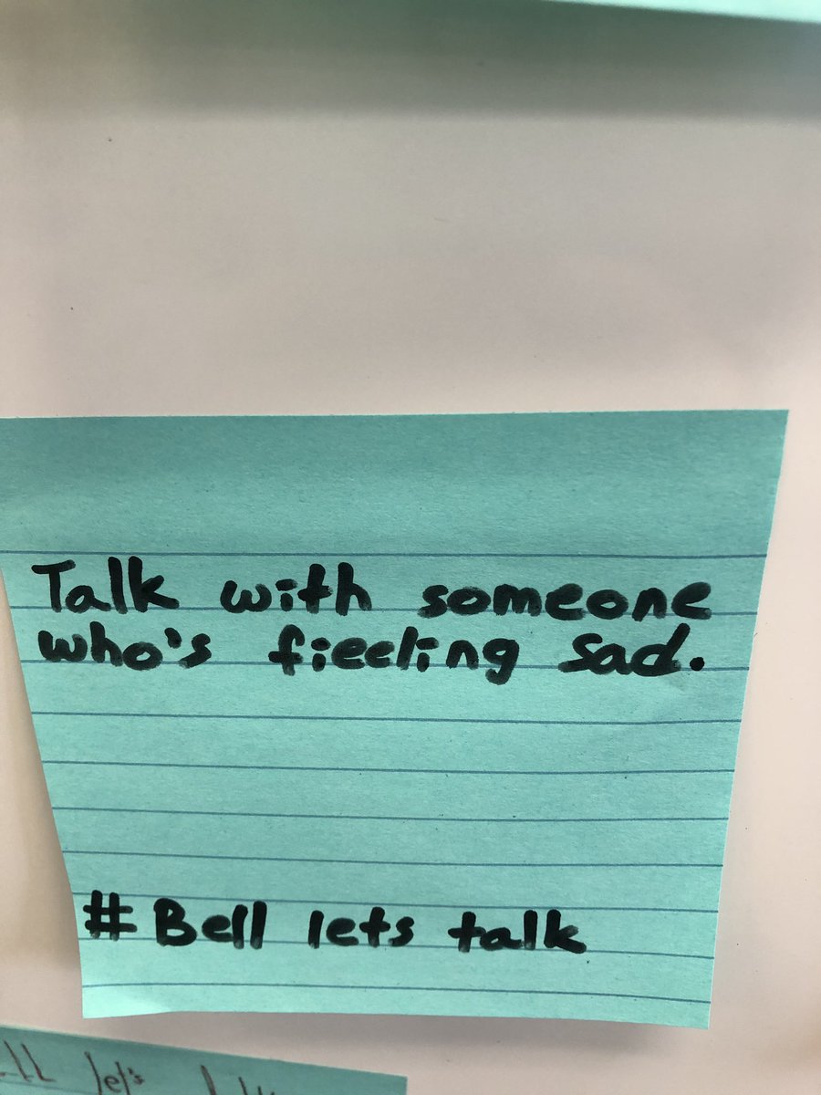 Alpine_Rm4's tweet photo. Some more powerful messages of support from the Grade 4s in Rm4 @wrdsb #BellLetsTalk https://t.co/wBI9dOfmBH