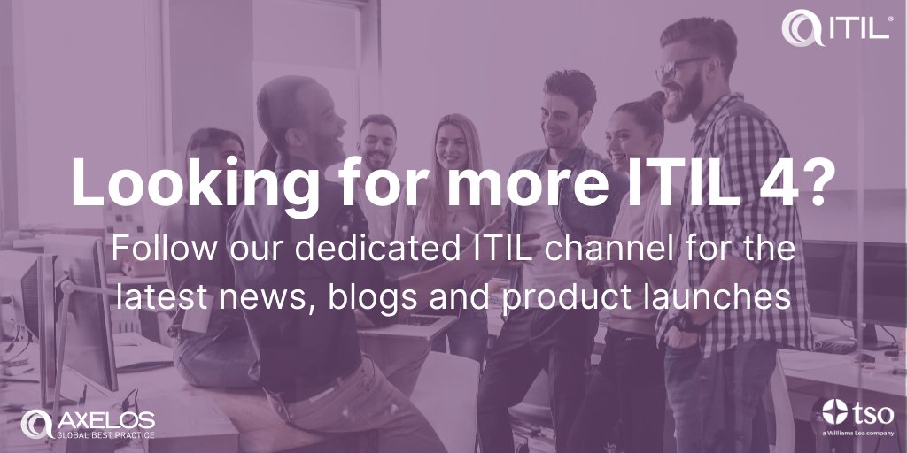 IntBestPractice's tweet image. Follow our partner channel @ITILPublisher to be sure you&apos;re up to date with all things #ITIL

#bestpractice #itsm #informationtechnology #tech #ITIL4 #womenintech