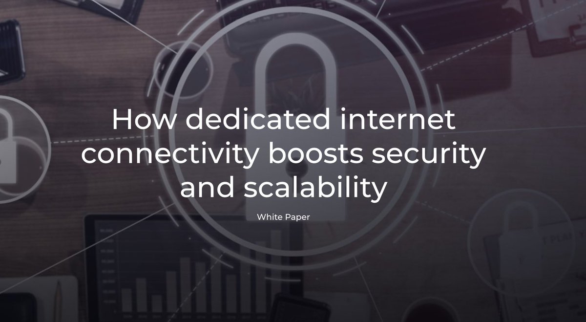 Pronetworkus1's tweet photo. Today, to survive a company needs to ensure its internet connectivity has a guaranteed #bandwidth, a reliable connection, &amp; scalability &amp; security that allows for growth. #Whitepaper: How dedicated #internet #connectivity boosts #security &amp; #scalability https://t.co/Ydy0iXUL0q https://t.co/r1afZB8LgK