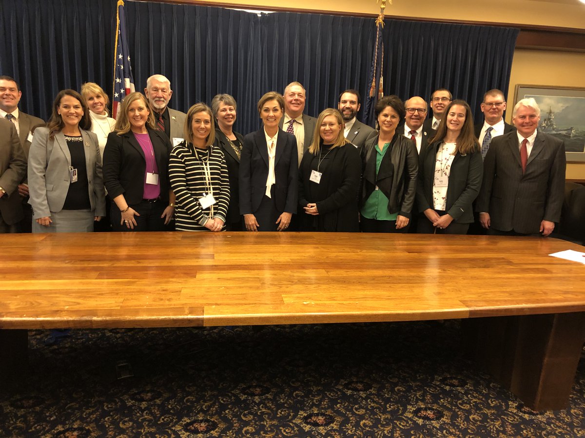 NorthScottCSD's tweet photo. Great day yesterday at the Iowa Capitol meeting with our elected officials and Governor @KimReynoldsIA Thank you @IASB_Iowa for putting on another successful Day on the Hill. #NSLancers https://t.co/KaSgN22rnF