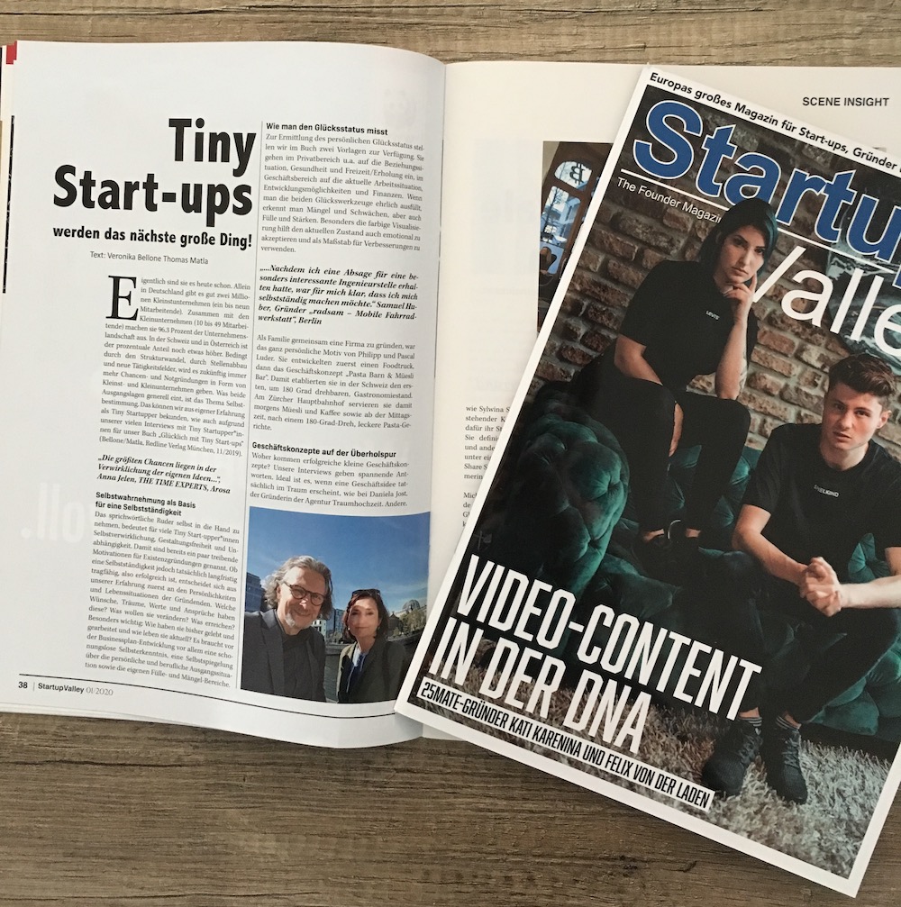 startup_valley's tweet photo. StartupValley Print Magazin
⠀
Veronika Bellone und Thomas Matla: Tiny Startups werden das nächste große Ding
⠀⠀
https://t.co/3hQHKhUn5b
⠀
#entrepreneur #startupvalley #unternehmer #tiny #tinystartups #chance #selbstständig #selbstständigkeit #manifest #zukunft #wachstum https://t.co/rth70q1ur3