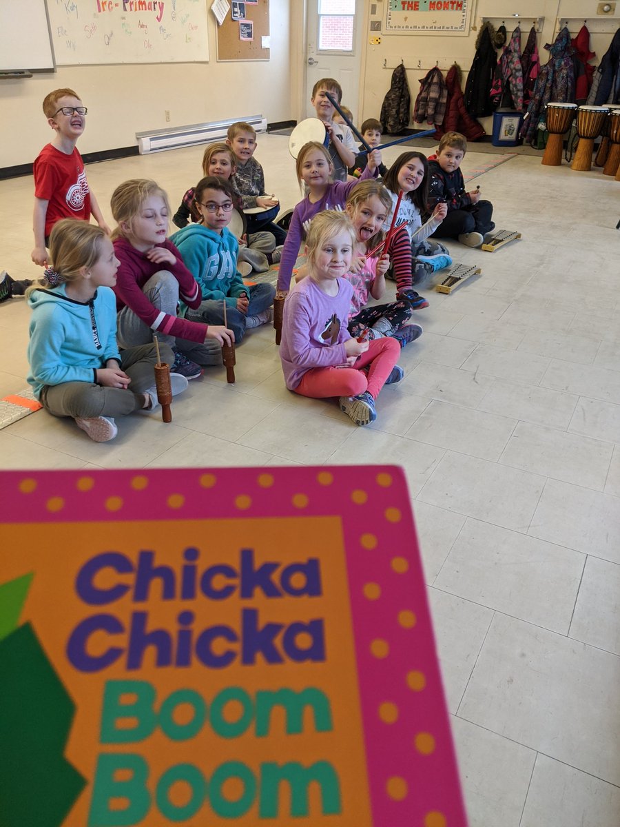 The grade 1/2s <a href="/WindsorForks/">Windsor Forks District School</a> added instruments to the story "Chicka Chicka Boom Boom" and were very excited to present their story to the pre-primaries and our principal, Mrs. Dunn, today in music!! #soproud #literacyinmusic #practicemakesperfect #musicclassrocks <a href="/AVRCE_NS/">Annapolis Valley Regional Centre for Education</a>