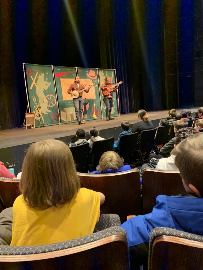 Celebrating Kansas Day with The Kansas Settlers Band! <a href="/kcya/">KC Young Audiences</a> @CarlsenCenter <a href="/bvschools/">Blue Valley Schools</a>