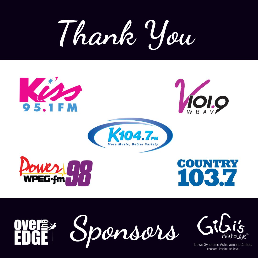 Thank you to our Over The Edge Media Partner, Beasley Media Group Charlotte! We are thrilled to have them share in our excitement! Stay tuned for when your favorite stations will be on-site and you may even catch a favorite personality rappelling! #gigischarlotteOTE