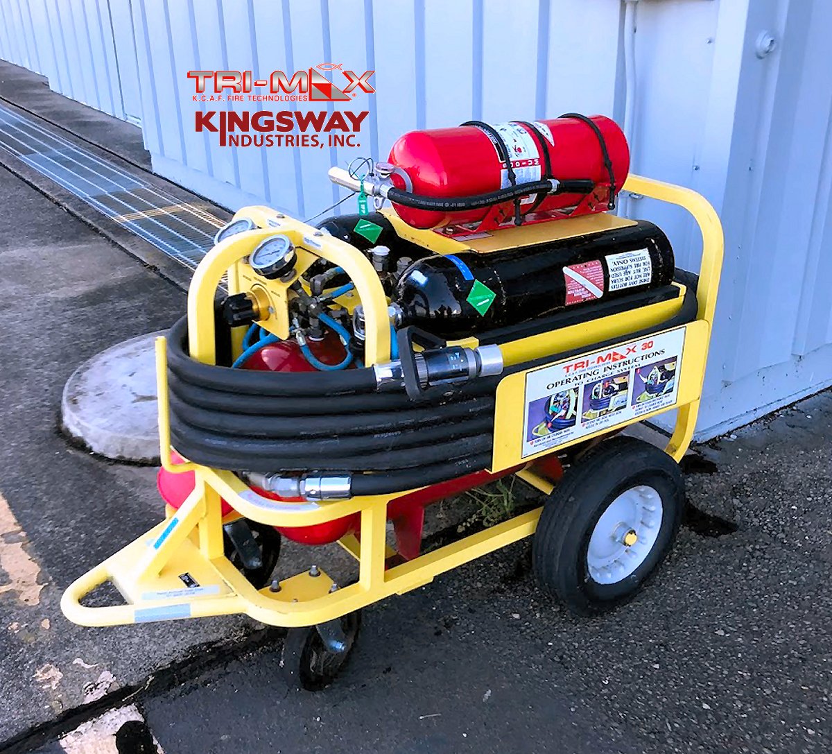 TriMaxCAFS's tweet image. Tri-Max™ Fire Suppression Technologies
trimax.us  Call 530-722-0272
.
** The Tri-Max™ 30 CAF is the standard in CAF technology. 30gl of foam solution produces 600gl of high energy finished foam.
.
#firesuppression  #aviation #firesafety #fuelfire #firefighting