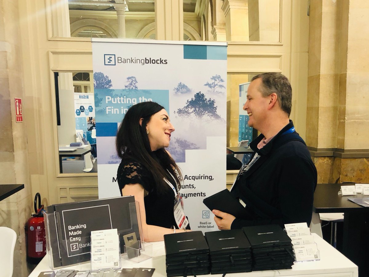 Bankingblocks's tweet photo. Enjoying @ParisFinForum with the team and @jfdussot 

#PFF20 #PFF2020 #parisfintechforum #fintech https://t.co/1VN7t1mivv