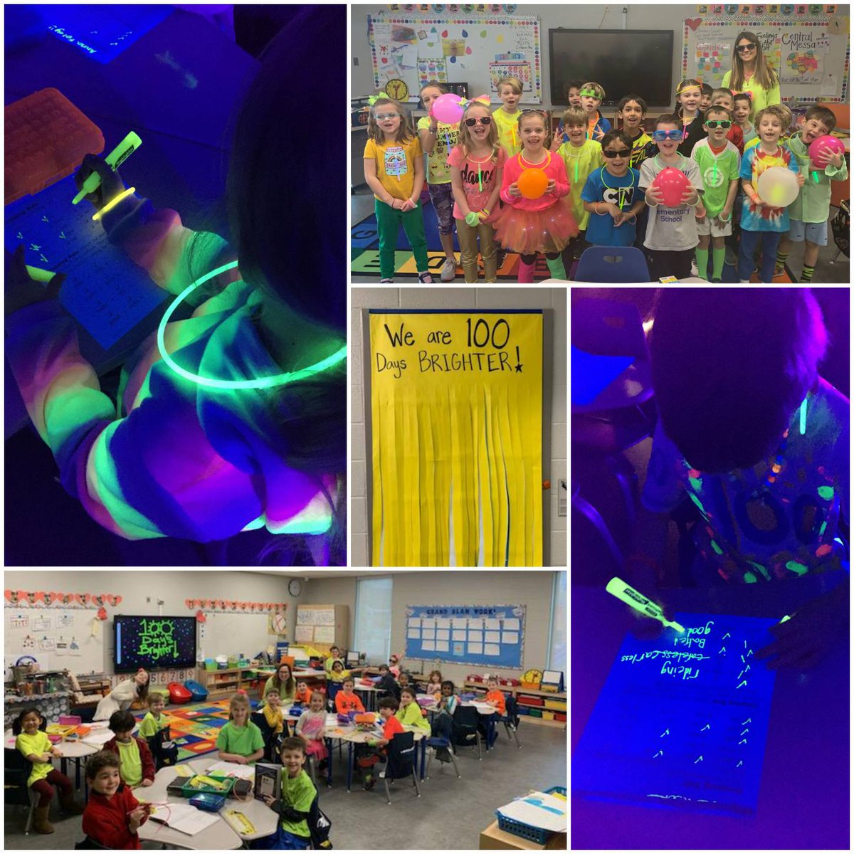FHES_gmsd's tweet photo. The First Grade Foxes are celebrating being 100 days BRIGHTER today! #ProudToBeAFox #FirstFoxes #FirstLove #LoveBeingFirst https://t.co/GgWD7dQkY1