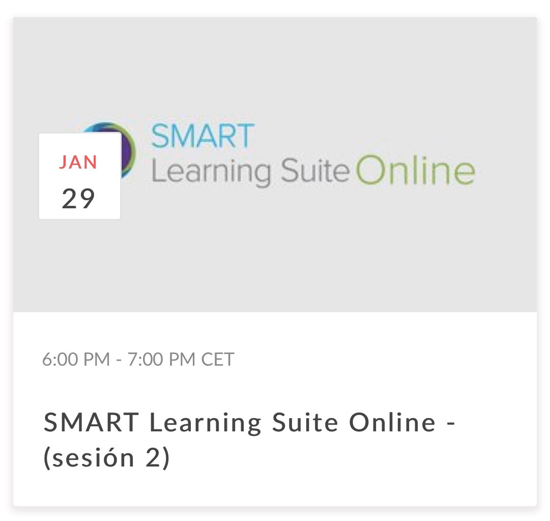 jlcastano's tweet photo. A punto de comenzar el webinario sobre SMART Learning Suite Online https://t.co/DwQ7AAUP52 aún puedes registrarte. @SMART_Tech #edtech #SMART_Tech_ES https://t.co/x2GJIDpYG5