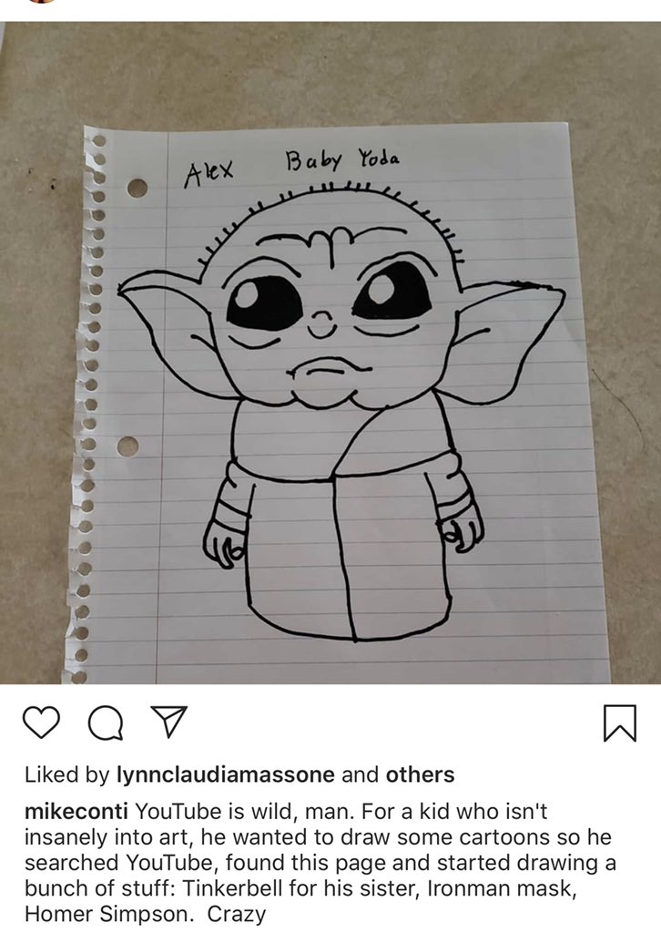 LegKickNationOG's tweet photo. @drivelinebases @mrconti shared this with me today. His son isn’t an “artist” - went on YouTube, proceeded to learn how to draw things that interested him. Amazing
#YouTubeLand https://t.co/y8Rlr0AwGZ