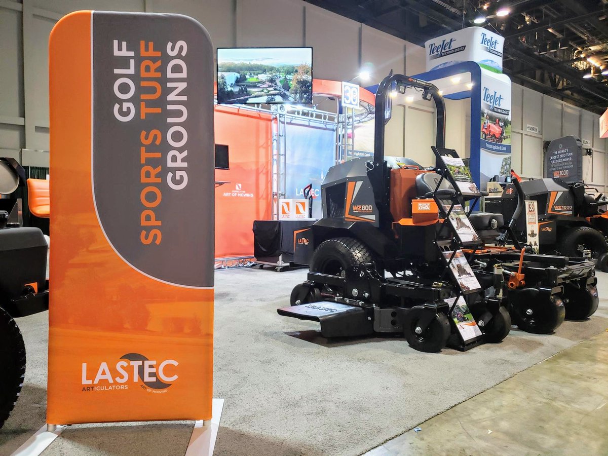 LastecMowers's tweet photo. Glad to be a part of #GIS2020 hosted by the @GCSAA @GCSAA_GIS Come see how you can #perfecttheartofmowing at Booth 5741! #flexdeck #mowers #pgamower #pgatour #roughmower #lastec #lastec30 https://t.co/SX6hTxMY5g