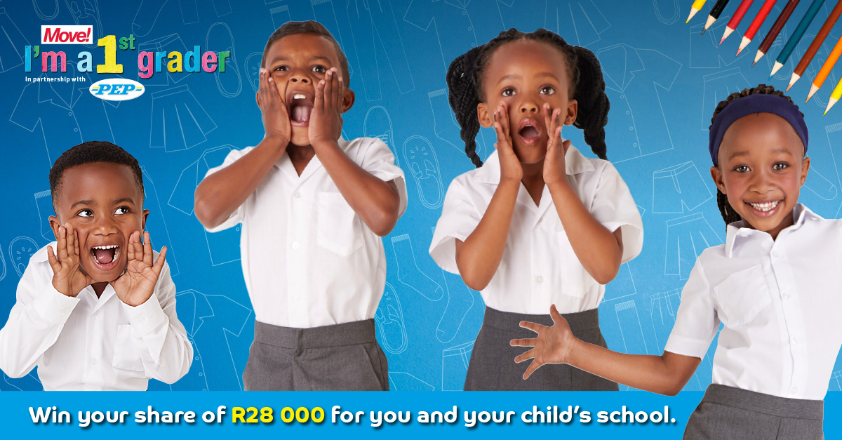 Drumstokvel's tweet image. SPONSORED: You have until Friday to enter our First Grader competition – don’t miss your chance to win your share of R28 000. #FirstGrader 
firstgrader.movemag.co.za