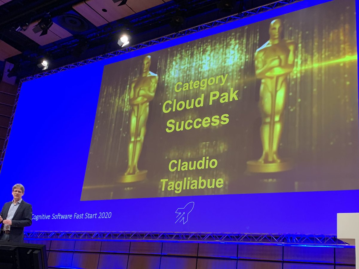 @ClaudioTag  congratulation on your #award on #cloudpak success #FastStart2020 impressive collections of #clients #win stories