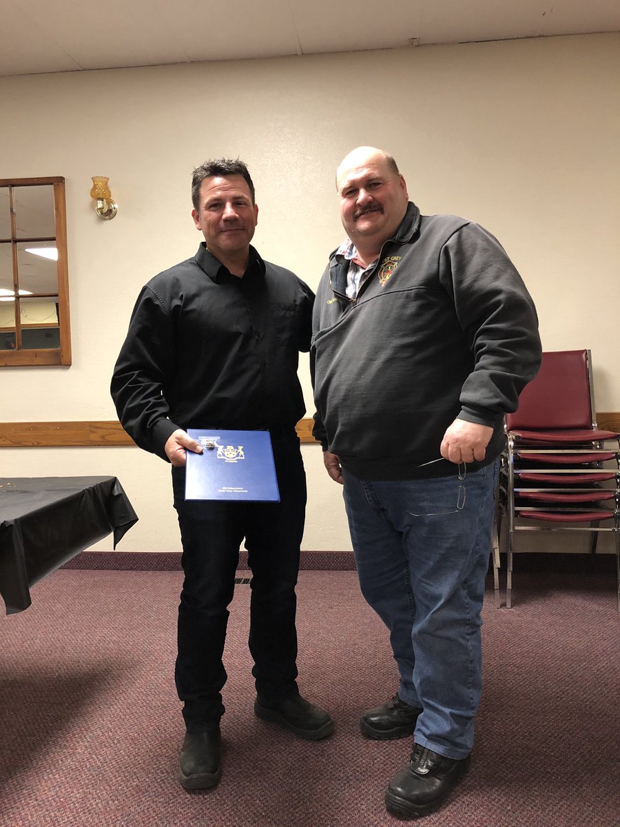 DurhamFFA's tweet photo. Congratulations to Capt. Alexander - 2019 Firefighter of the year award. Capt Becker - 20 years Service. FF Stoddart - 5 years Experience. https://t.co/ubdrNPZh5y
