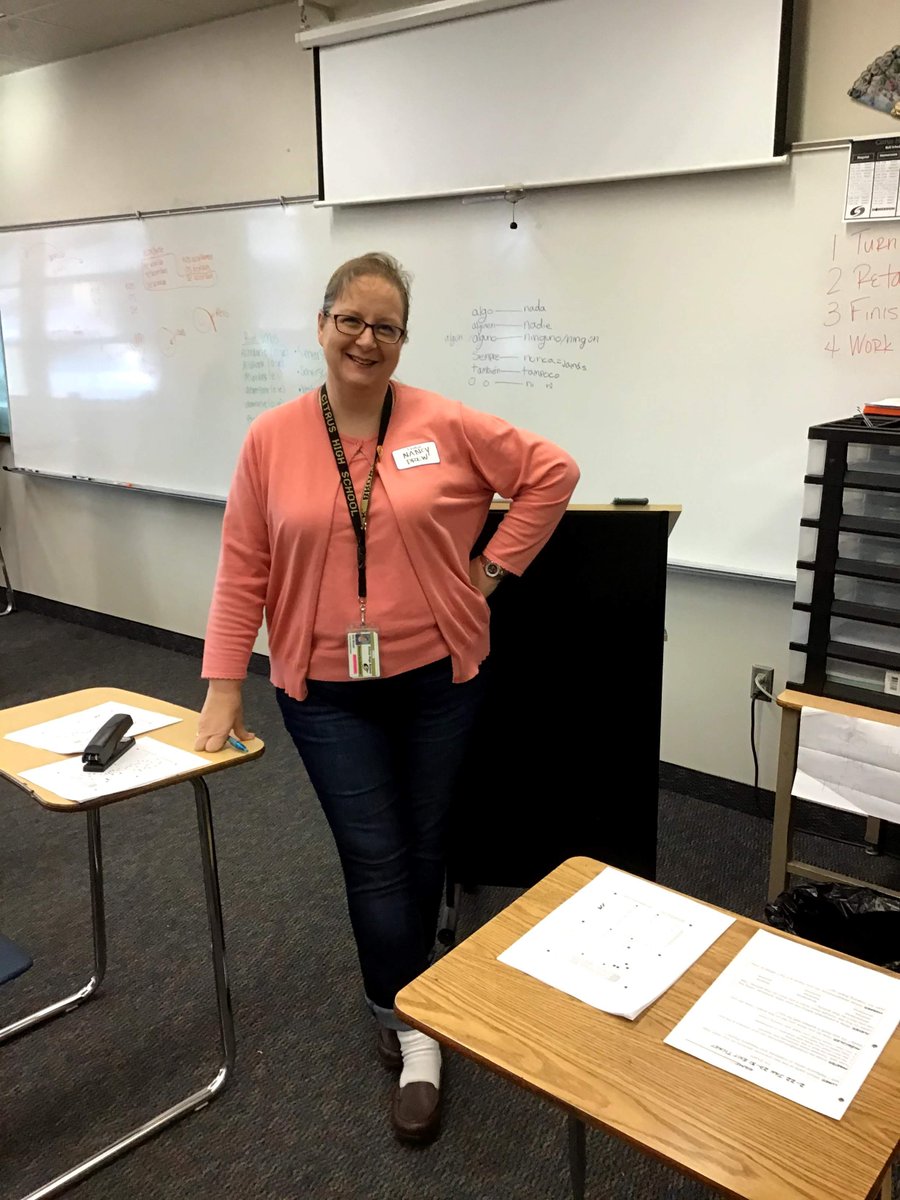 CHSMediaCtr's tweet photo. CHS Teachers getting in to the spirit of Dress Like Your Favorite Literary Character day. #OneHurricane #CitrusHighReads #flcelebratesliteracy https://t.co/NUU92HTYwC