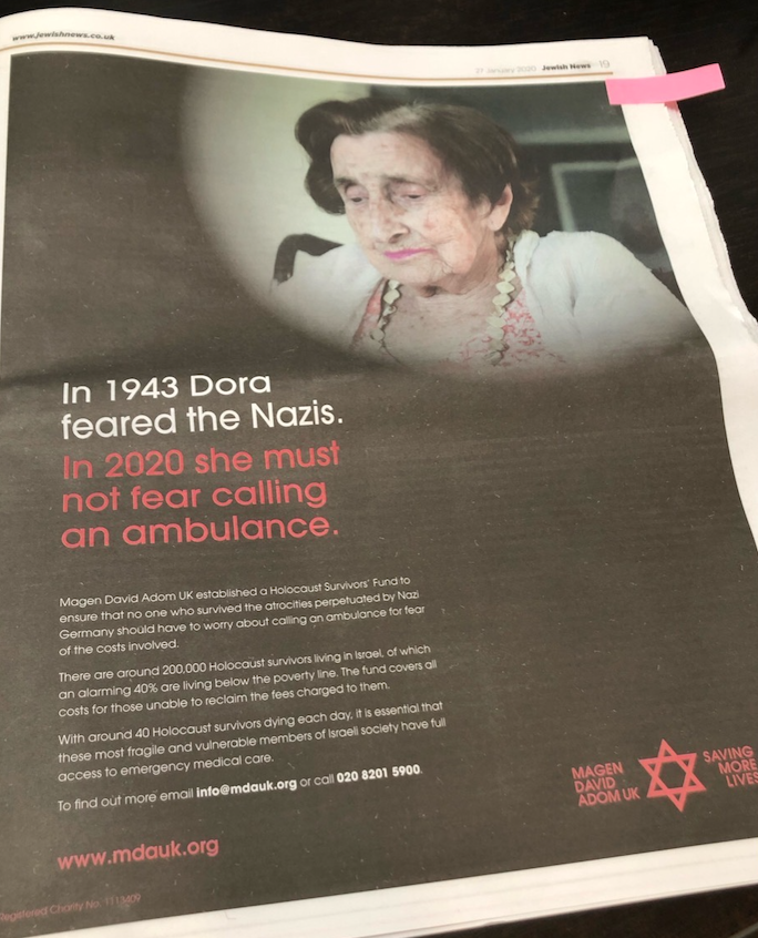 creativeandcomm's tweet photo. Some of our work in this week's Jewish News special edition #print #graphicdesign #creativework #adverts #charities #livecreativeandcommercial https://t.co/bZvttknnq7