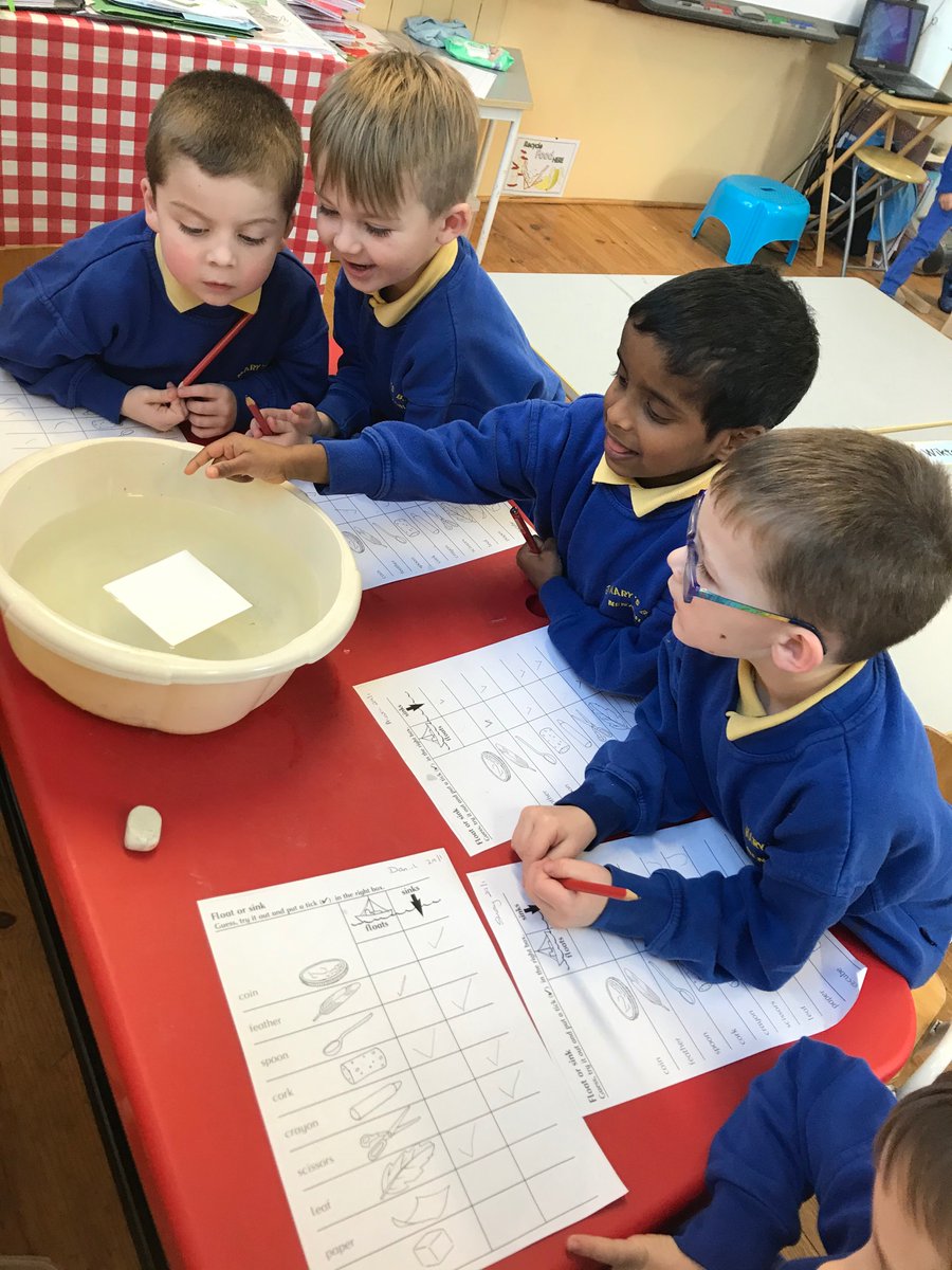 nenaghcns's tweet photo. This week Ms Moloney’s Junior Infants have been learning about floating & sinking #science #sese #floatandsink #aistear #learningthroughplay https://t.co/Lv1kKYDZ4u