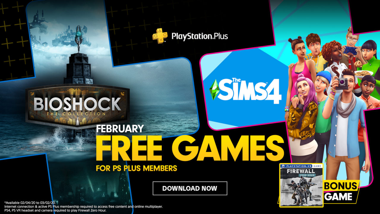 PS Plus Free Games February 2020