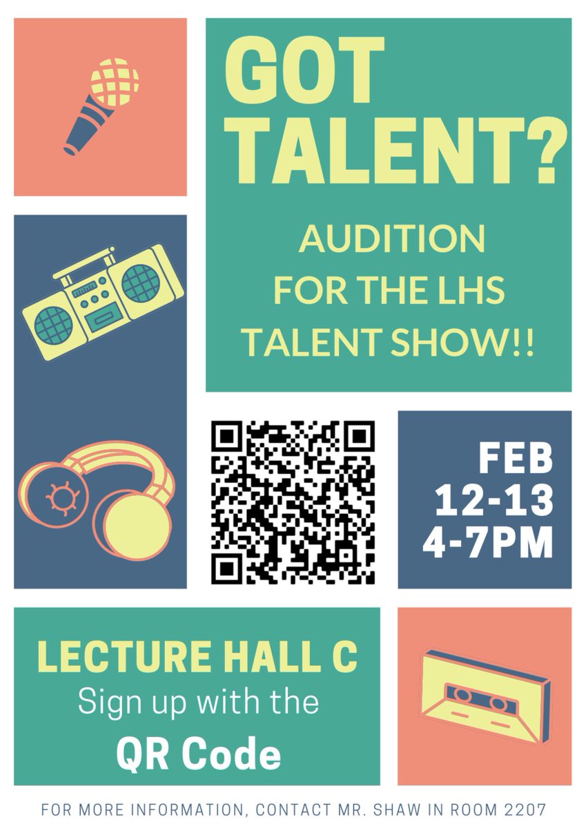 Can you sing, dance, juggle or do magic? NHS is looking for your talent!!